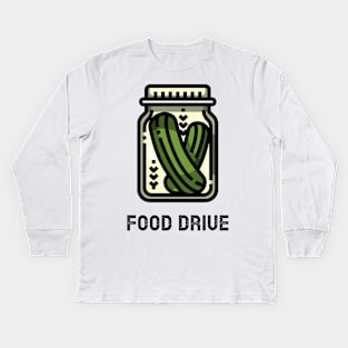 Food drive - Help others in need Kids Long Sleeve T-Shirt